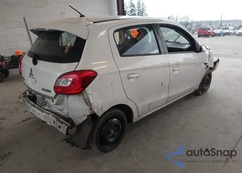 2017 Mitsubishi Mirage Es z USA, uszkodzony, nr VIN ML32A3HJ8HH018797